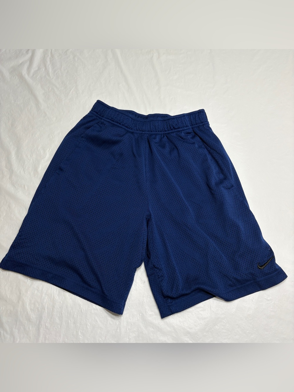 Nike Blue Drawstring Athletic Shorts Men’s Small